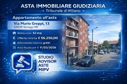 Foto Appartamento a Senago di 52 m² con 2 locali in vendita