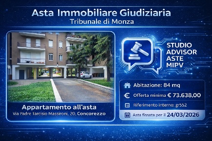 Foto Appartamento a Concorezzo Centro di 84 m² con 5 locali in vendita
