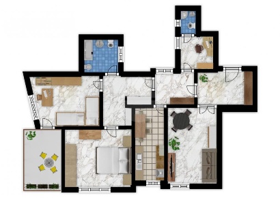 Foto Appartamento in Via Raffaele Paolucci, Roma Monteverde Nuovo di 121 m²