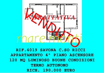 Foto Appartamento in corso ricci 32a, Savona Oltreletimbro, Santa Rita