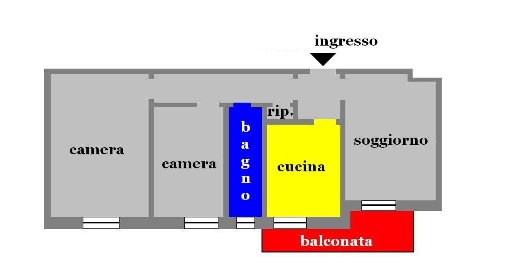 Foto Appartamento in Via Bologna, Genova San Teodoro di 78 m² con 6 locali