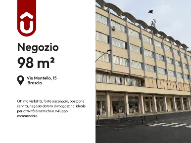 Foto Locale commerciale in Via Montello 15, Brescia di 98 m² con 1 locali