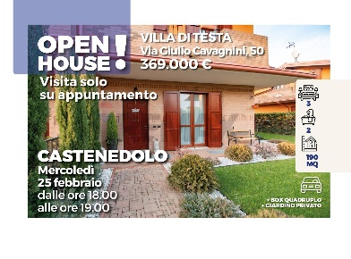 Foto Villa a schiera in Via Giulio Cavagnini 50, Castenedolo Centro