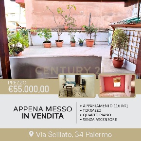 Foto Appartamento in Via Scillato 34, Palermo Altarello di 116 m²