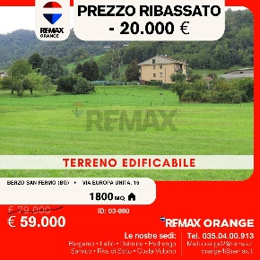 Foto Terreno residenziale a Berzo San Fermo di 1800 m² in vendita