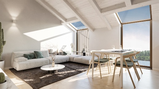 Foto Mansarde in Viale Monza, Milano Precotto di 61 m² con 2 locali