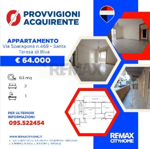 Foto Appartamento a Santa Teresa di Riva di 63 m² con 3 locali in vendita