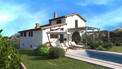 Foto Villa bifamiliare a Siena Vico Alto - San Miniato di 120 m² in vendita