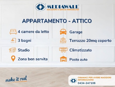 Foto Attico a Pordenone Cappuccini di 188 m² con 7 locali in vendita