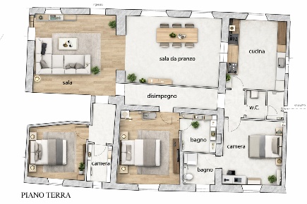 Foto Appartamento a Lucca Piazza Anfiteatro - Torre Guinigi di 140 m²