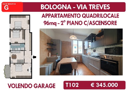 Foto Appartamento in Treves, Bologna Saragozza fuori Porta di 96 m²