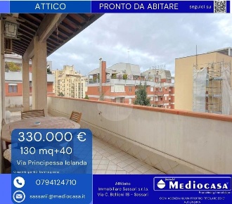 Foto Attico in via Principessa Iolanda, Sassari di 130 m² con 4 locali