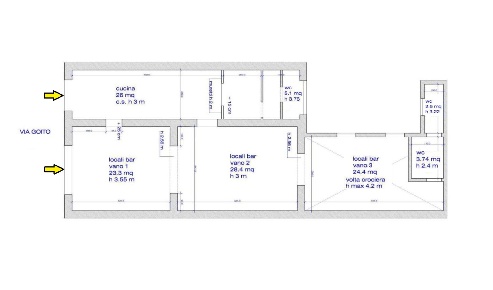 Foto Negozio in Via Goito ad.ze Via Indipendenza, Bologna Centro Storico