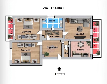 Foto Appartamento in via tesauro 44, Salerno Torrione di 80 m² con 3 locali