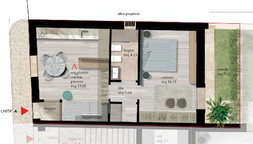 Foto Appartamento a Cascina Centro di 55 m² con 2 locali in vendita