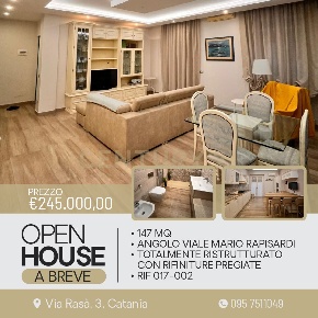 Foto Appartamento in Via Rasà 3, Catania Cibali di 155 m² con 5 locali