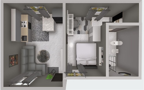 Foto Appartamento a Castel Rozzone di 43 m² in vendita