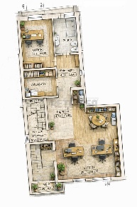 Foto Ufficio in Via Pola, Torri di Quartesolo di 77 m² in affitto