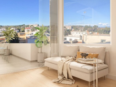 Foto Attico in Via Luigi Amedeo Melegari, Roma Fleming di 85 m² in vendita