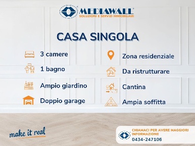 Foto Villa singola in Via Monte Fara 5, Maniago Centro di 120 m² in vendita