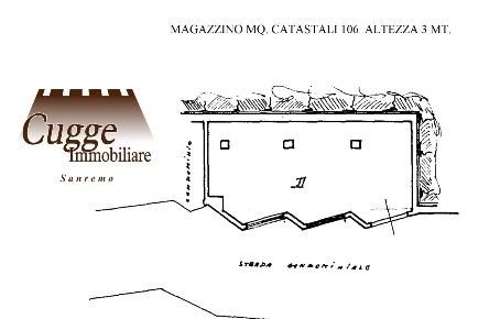 Foto Capannone industriale in Via Lamarmora 92, Sanremo di 106 m²