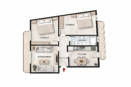 Foto Appartamento in Traversa viale Leone 19, Portici di 90 m² con 3 locali