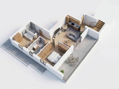 Foto Appartamento in Comezzano snc, Castelcovati di 70 m² con 3 locali