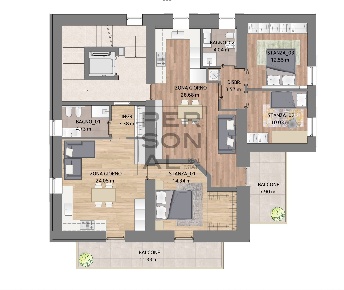 Foto Appartamento in Via Antonio Rosmini 5, Aldeno di 57 m² con 4 locali