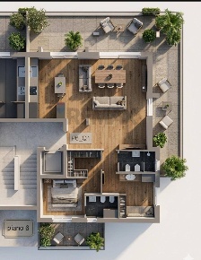 Foto Appartamento in Via Fermi, Alghero Maria Pia, Fertilia di 122 m²