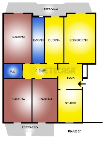 Foto Appartamento a Pescara Porto Turistico di 138 m² con 5 locali