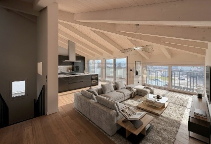 Foto Attico in Via F. Magellano, Creazzo Centro di 205 m² con 6 locali