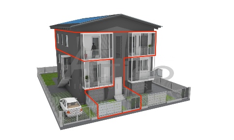 Foto Attico in Via Montenero 36, Rovigo Tassina di 135 m² con 7 locali