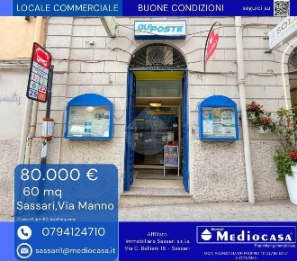 Foto Negozio in via manno, Sassari di 60 m² con 1 locali in vendita