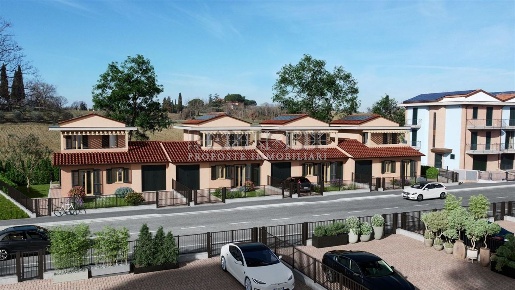 Foto Villa a schiera in Via Tolomei, Asciano di 151 m² in vendita