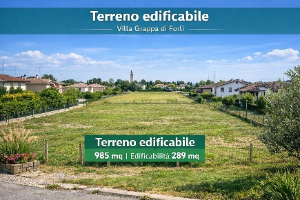 Foto Terreno residenziale in via bassetta, Forlì Villanova di 985 m²