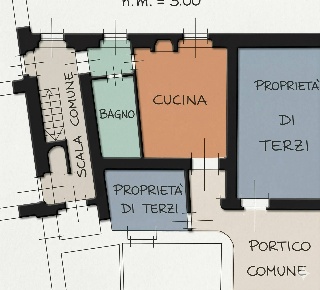 Foto Appartamento in vicolo Perelli 13, Mezzago Centro di 80 m² in vendita