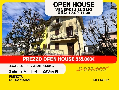 Foto Villa unifamiliare in VIA SAN ROCCO 5, Levate di 239 m² con 5 locali