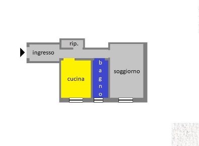 Foto Appartamento in Via Del Lagaccio, Genova Lagaccio di 50 m² in vendita