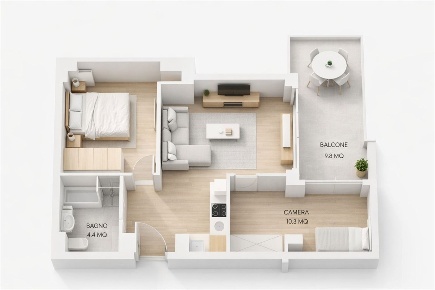 Foto Appartamento in Via Ugo De Carolis, Roma Balduina di 58 m² in vendita