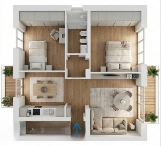 Foto Appartamento a Livorno di 75 m² con 3 locali in vendita