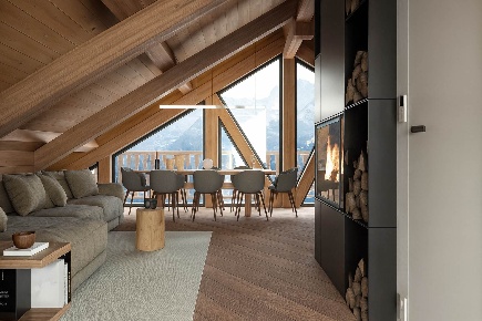 Foto Appartamento a Bardonecchia Centro di 90 m² con 3 locali in vendita