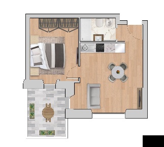 Foto Appartamento a Firenze Firenze Nova di 40 m² con 2 locali in vendita