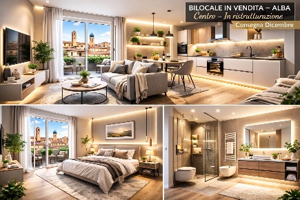 Foto Appartamento a Alba Centro di 55 m² con 2 locali in vendita