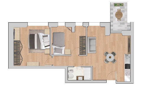 Foto Appartamento a Firenze Firenze Nova di 61 m² con 3 locali in vendita