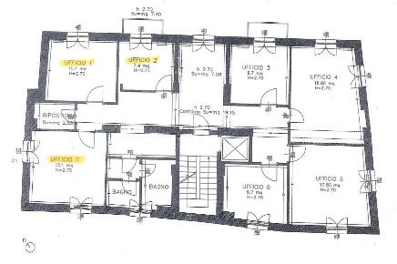 Foto Ufficio a Ancona di 12 m² con 1 locali in affitto
