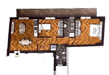 Foto Appartamento a Giffoni Sei Casali Capitignano di 75 m² con 3 locali