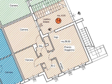 Foto Appartamento a Sovicille Rosia di 60 m² con 3 locali in vendita