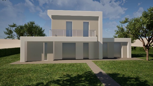 Foto Villa bifamiliare in via Moravia, Castelnuovo Rangone di 165 m²