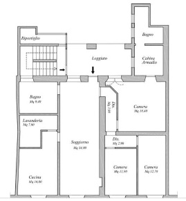 Foto Appartamento in Via San Giovanni, Piacenza Centro Storico di 160 m²
