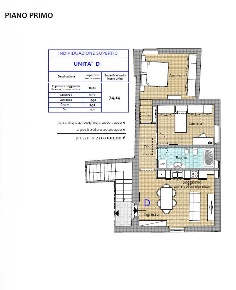 Foto Appartamento a Pistoia Sant'Agostino di 74 m² con 3 locali in vendita